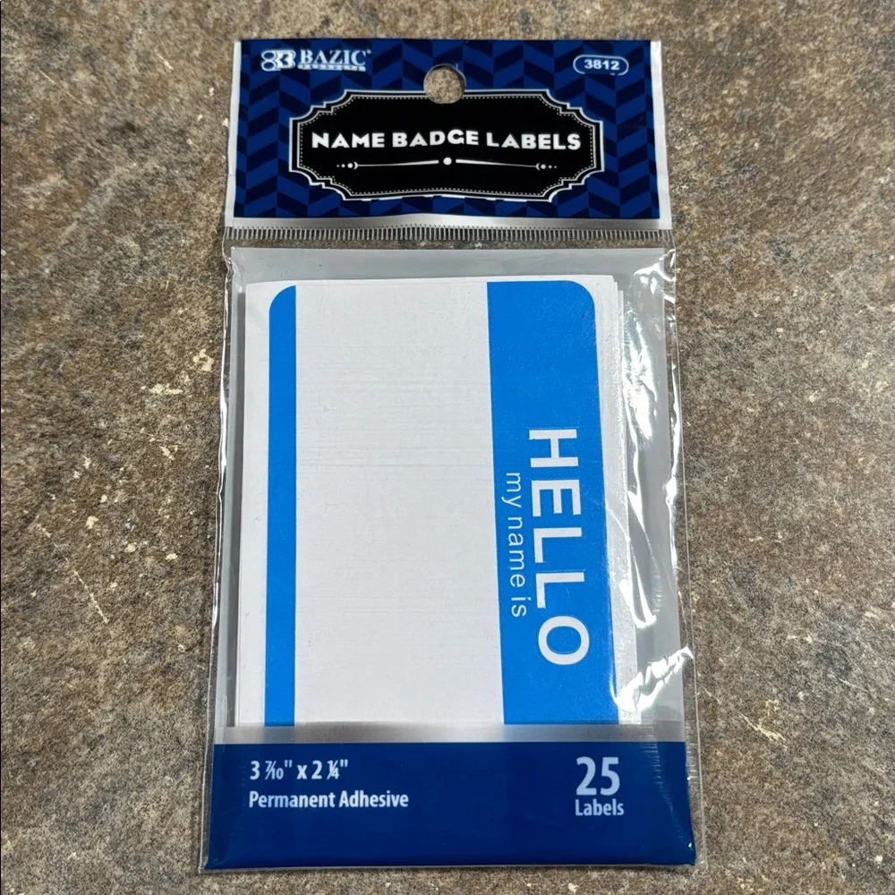 🔥HI MY NAME IS… LABELS
